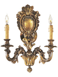 Venetian Premium Sconce In Antique Bronze Finish