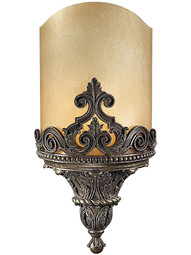 Catalonia Single Sconce In Aged Bronze Patina