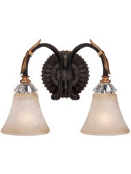 Bella Cristallo 2-Light Bath Sconce