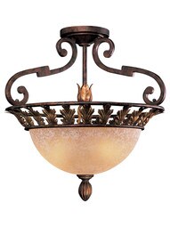 Zaragoza 3 Light Semi Flush Mount