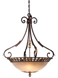 Zaragoza 5 Light Bowl Pendant