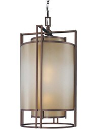 Underscore Extra-Large Foyer Pendant In Cimarron Bronze