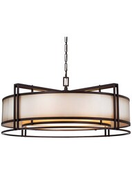 Underscore 36" Drum Pendant In Cimarron Bronze