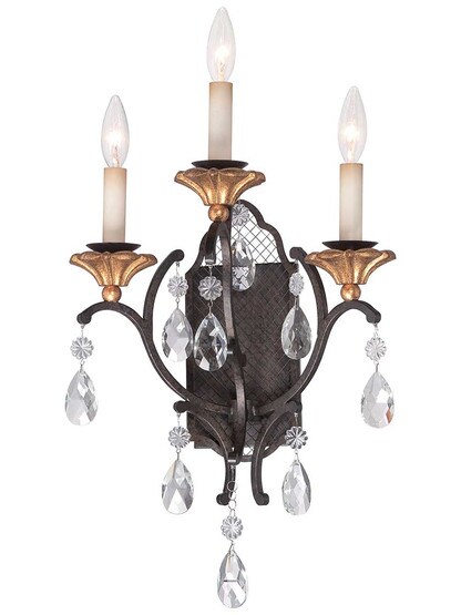 Cortona 3 Light Wall Sconce.