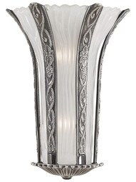 Hollywood Deco Theater 2-Light Wall Sconce