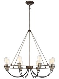 Uptown Edison 8-Light Chandelier