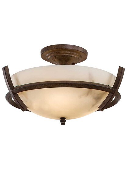 Calavera Downrod 3-Light Semi Flush Mount.