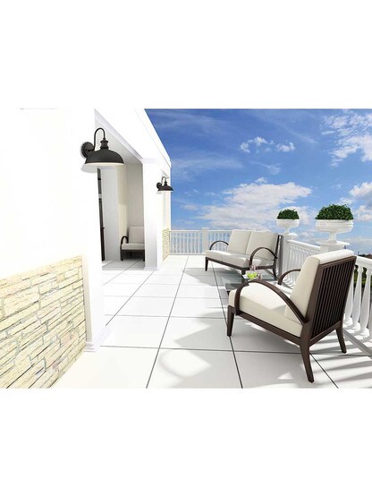 Alternate View of Escudilla 12-inch 1-Light Outdoor Wall Mount.