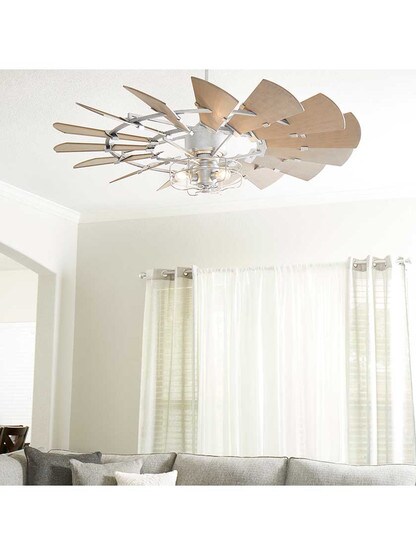 Alternate View of Windmill 52 inch Damp-Rated Ceiling Fan.