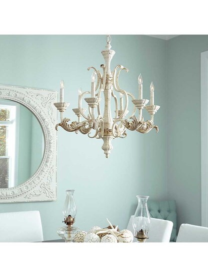 Alternate View of Florence 6-Light Chandelier.