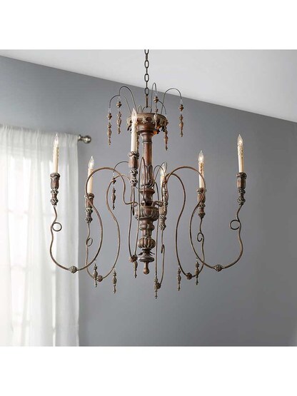 Alternate View of Salento 8-Light Chandelier.