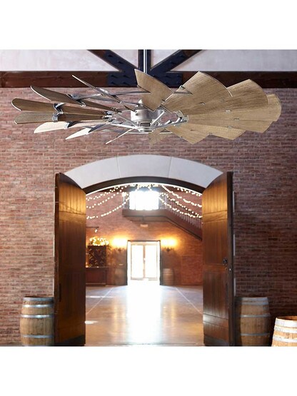 Alternate View of Windmill 72 inch Ceiling Fan.