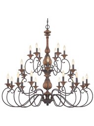 Auburn Two Tier 24-Light Chandelier