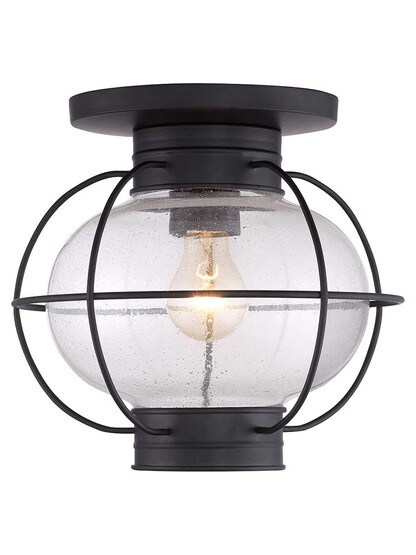 Alternate View of Cooper 11 1/2 inch Outdoor Flush Mount Ceiling Light.