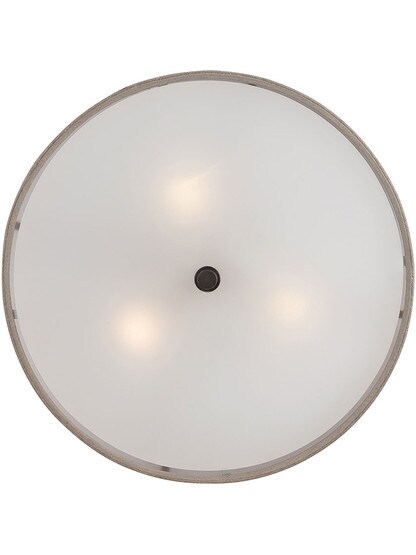Alternate View 2 of Cloverdale 3-Light Semi-Flush Mount Ceiling Light.