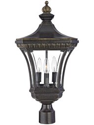 Devon Post Lantern in Imperial Bronze