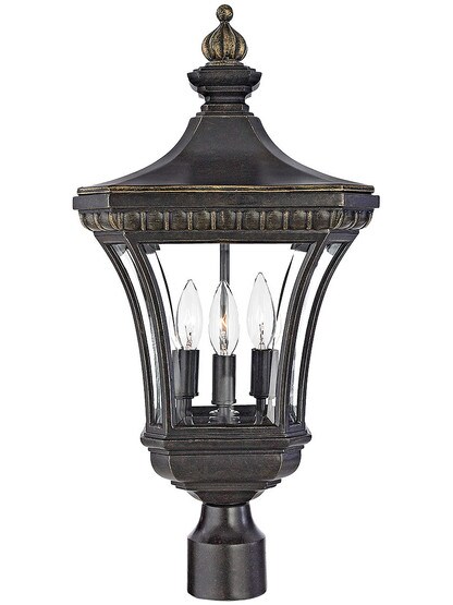 Devon Post Lantern in Imperial Bronze