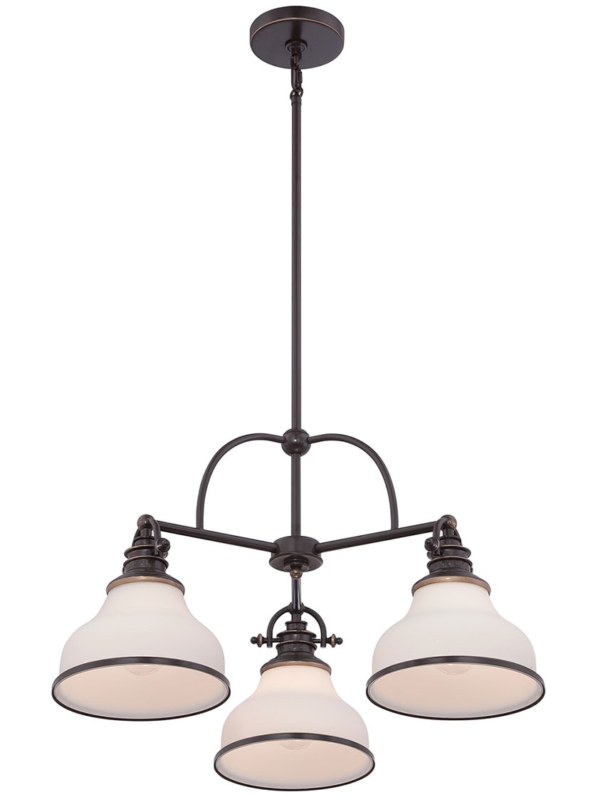 Alternate View 2 of Grant 3-Light Chandelier.