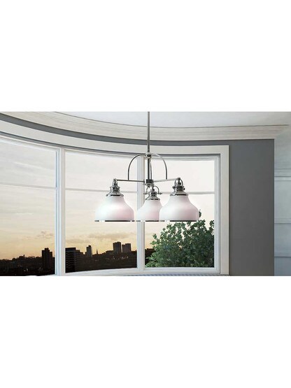 Alternate View 4 of Grant 3-Light Chandelier.