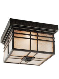 Hillcrest Flush Mount Ceiling Light in Imperial Bronze