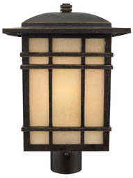 Hillcrest Large Post Lantern in Imperial Bronze.