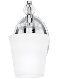 Hollister Single Sconce In Polished Chrome