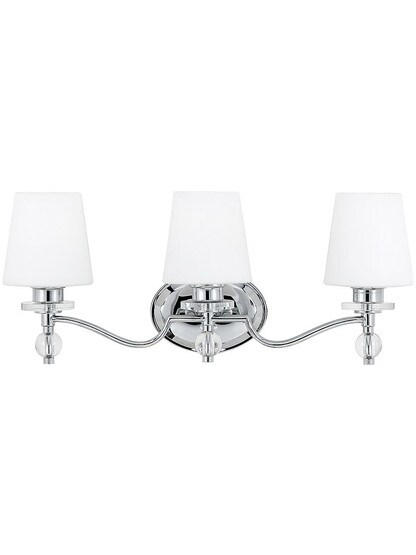 Hollister 3 Light Bath Fixture In Polished Chrome