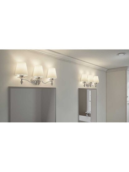 Alternate View of Hollister 3 Light Bath Fixture In Polished Chrome