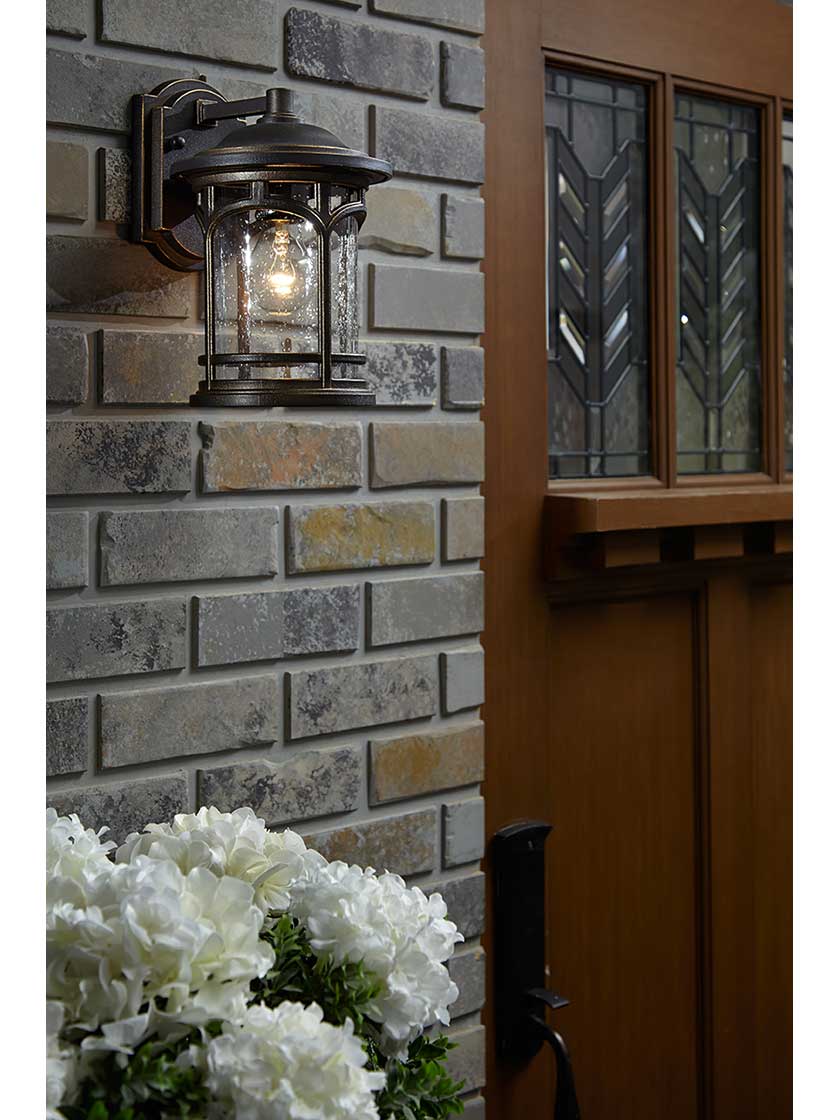 Alternate View of Marblehead 11 inch Outdoor Wall Sconce.
