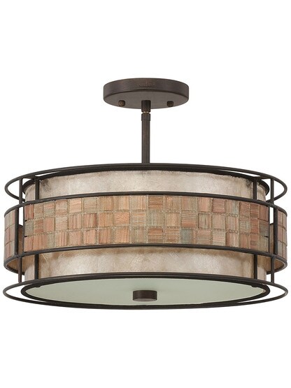 Alternate View 2 of Laguna 16 inch Semi-Flush Mount Ceiling Light.