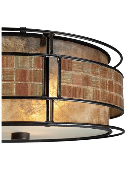 Alternate View 4 of Laguna 16 inch Semi-Flush Mount Ceiling Light.