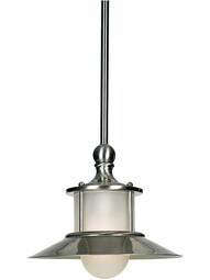 New England Pendant in Brushed Nickel