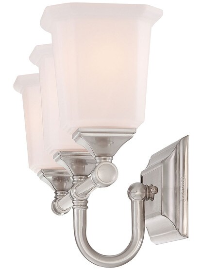 Alternate View 3 of Nicholas 3-Light Wall Sconce.