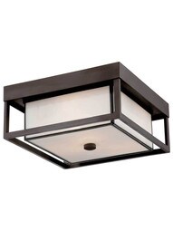 Powell Exterior Flush Mount Ceiling Light