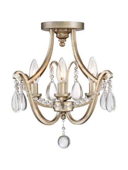 Regent 16" Semi Flush-Mount Ceiling Light