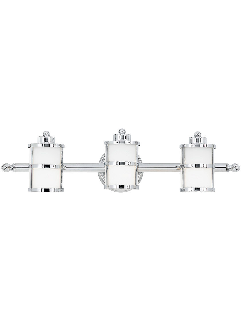 Tranquil Bay Triple Sconce In Polished Chrome