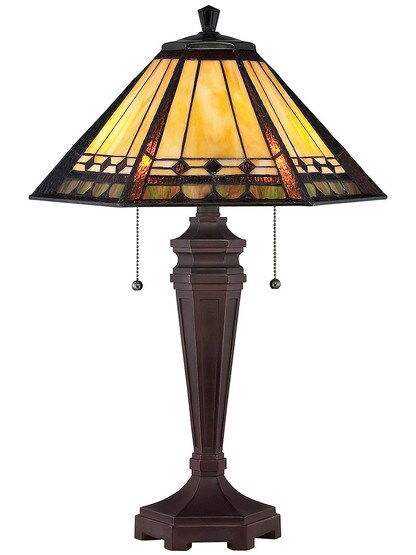 Arden Desk Lamp in Russet.