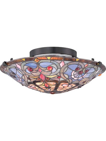 Alternate View of Carroll Flush-Mount Ceiling Light.