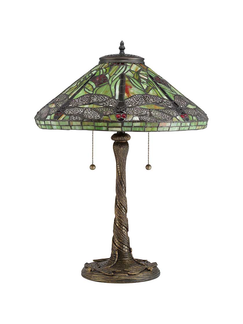 Alternate View of Jungle Dragonfly Table Lamp.
