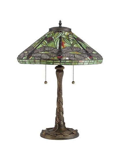 Alternate View of Jungle Dragonfly Table Lamp.