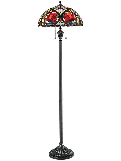 Larissa Floor Lamp in Vintage Bronze.