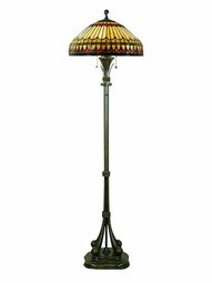 West End Floor Lamp in Brushed Bullion