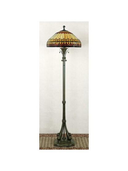 West End Floor Lamp in Brushed Bullion