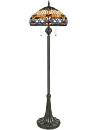 Belle Fleur Floor Lamp in Vintage Bronze