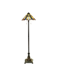 Inglenook Floor Lamp in Valiant Bronze.
