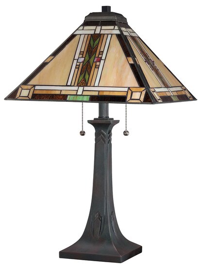 Alternate View of Navajo Table Lamp.