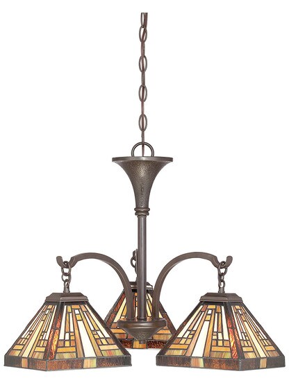 Alternate View of Stephen Dinette Chandelier In Vintage Bronze