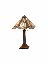 Inglenook Table Lamp in Valiant Bronze.