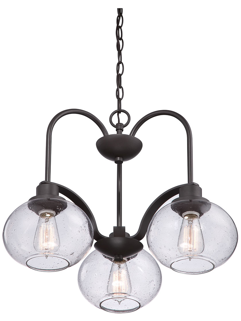 Alternate View 3 of Trilogy 3-Light Chandelier.