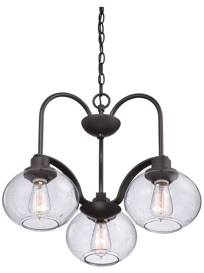 Alternate View 3 of Trilogy 3-Light Chandelier.